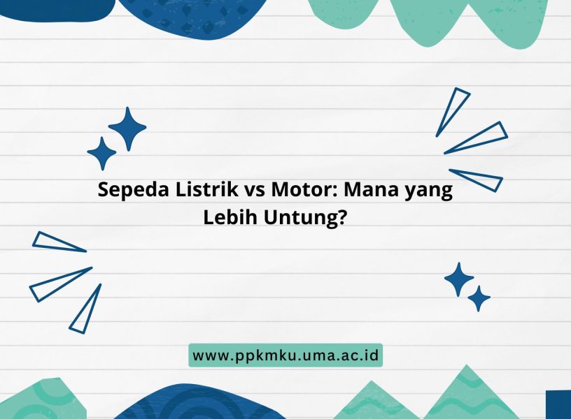 Sepeda Listrik vs Motor Mana yang Lebih Untung Sepeda Listrik vs Motor Mana yang Lebih Untung
