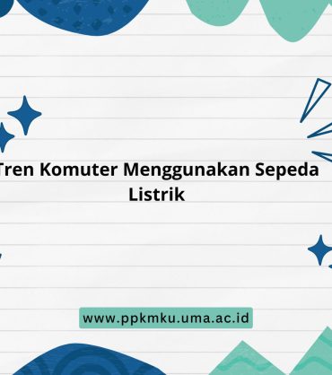 Tren Komuter Menggunakan Sepeda Listrik