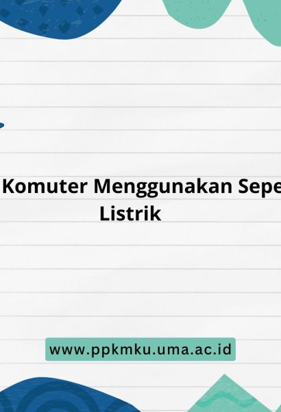 Tren Komuter Menggunakan Sepeda Listrik